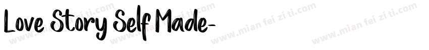 Love Story Self Made字体转换